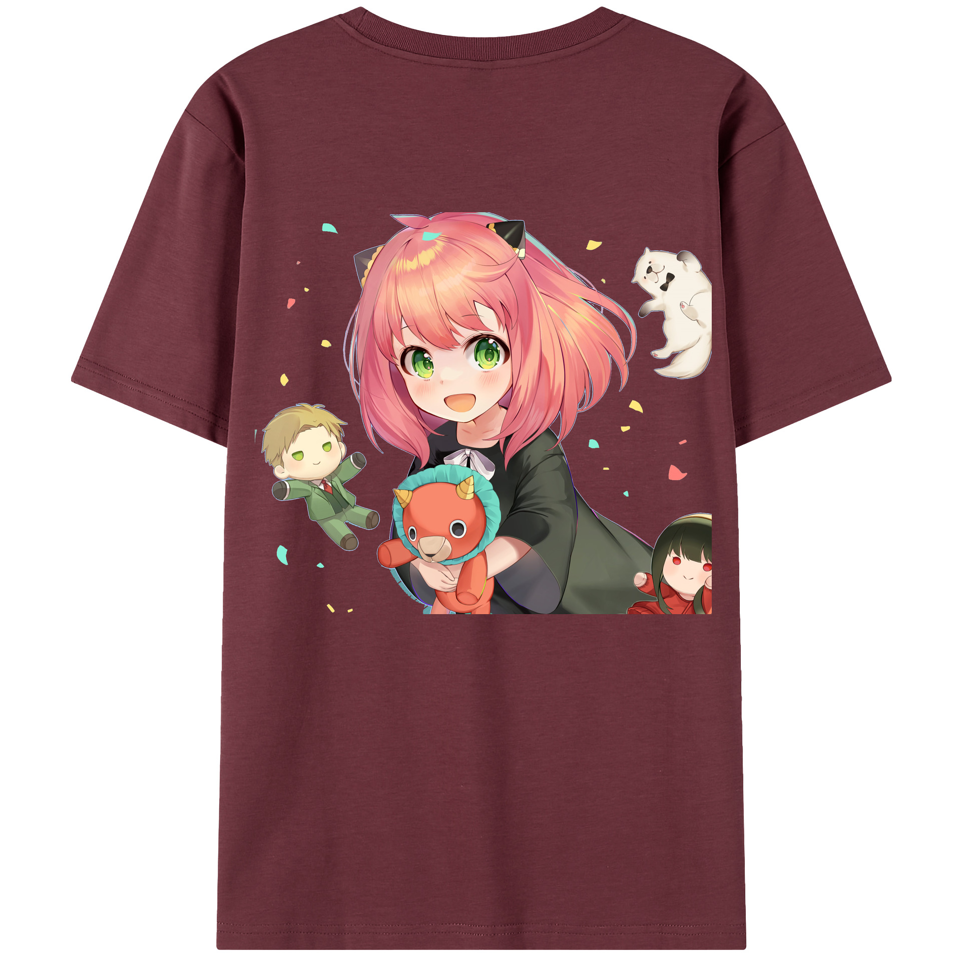（画像用） SPY×FAMILY间谍家家酒 綿100％半袖Tシャツ（背面プリント）